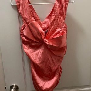 Bebe Silk Bow Blouse